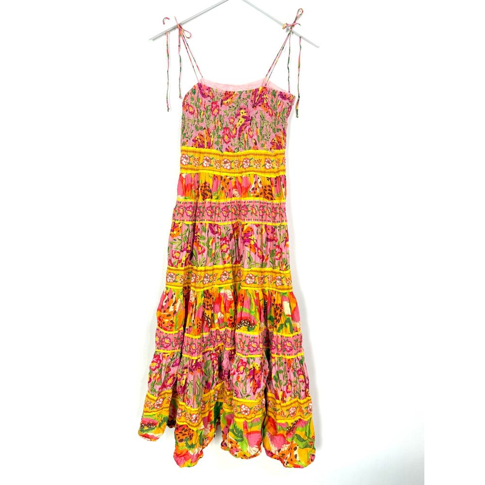 Farm Rio Mixed Fruits Paradise Midi Dress - Picture 6 of 9